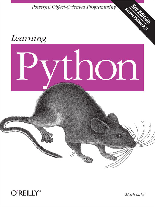 Cover image for Learning Python